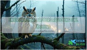 environmental factors affecting owl hooting