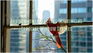 environmental factors influencing cardinal window strikes