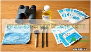 evaluating cleaning kit components