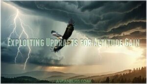 exploiting updrafts for altitude gain
