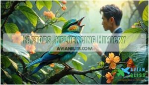 factors influencing mimicry