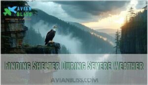 finding shelter during severe weather