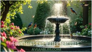 fountains and water features
