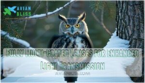fully multi-coated lenses for enhanced light transmission