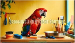 grooming and hygiene routines