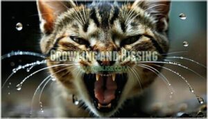 growling and hissing