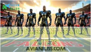 hall of famers and legendary players hall of famers and legendary players