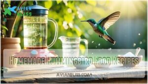 homemade hummingbird food recipes