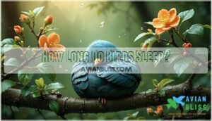 how long do birds sleep