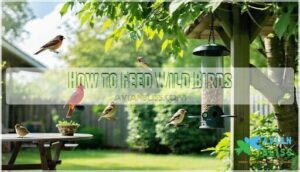 how to feed wild birds