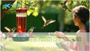 hummingbird feeder maintenance