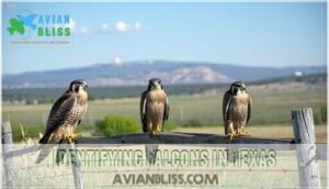 identifying falcons in texas