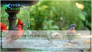 influence on wildlife behavior