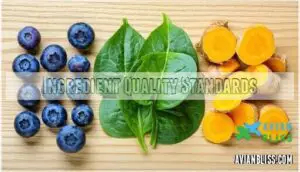 ingredient quality standards