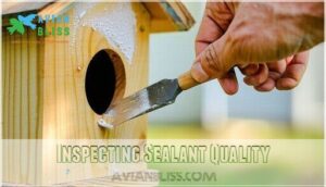 inspecting sealant quality