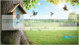 installing and maintaining birdhouses