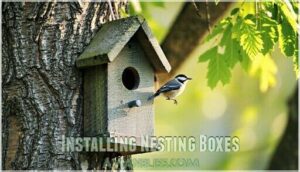 installing nesting boxes