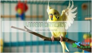 labored movement