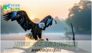 largest bald eagle recorded