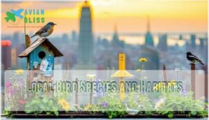 local bird species and habitats