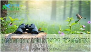 magnification and objective lens diameter magnification and objective lens diameter