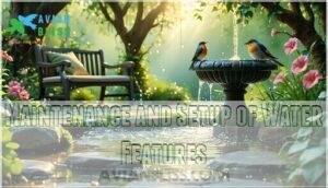 maintenance and setup of water features