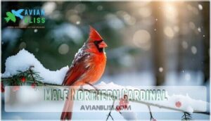 male northern cardinal