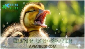managing labored breathing
