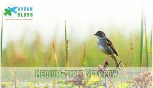 medium-sized sparrow