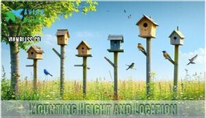 mounting height and location