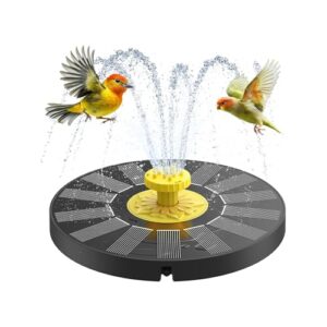 Noctila Solar Bird Bath Fountain, B0F8313V7G
