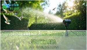 noise deterrents and motion activated sprinklers