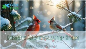 northern cardinals mating habits