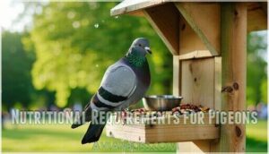 nutritional requirements for pigeons