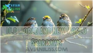 old world and new world sparrows
