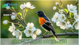 orange plumage significance