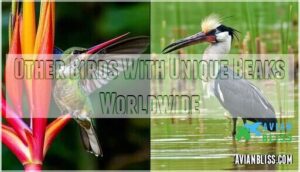 other birds with unique beaks worldwide