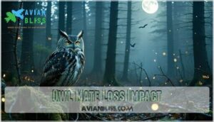 owl mate loss impact