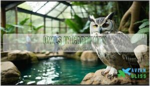 owls in captivity
