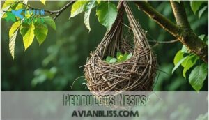 pendulous nests