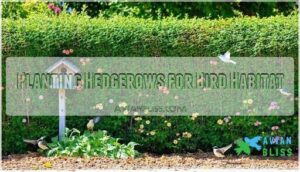planting hedgerows for bird habitat