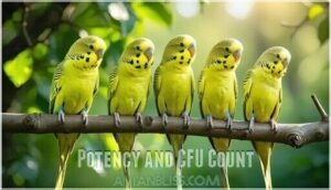 potency and cfu count