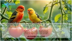 potential health benefits of tomatoes for lovebirds