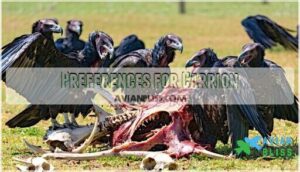 preferences for carrion