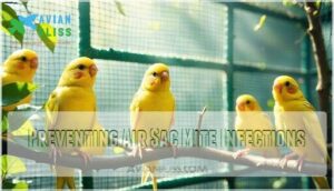 preventing air sac mite infections