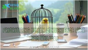 prioritizing human convenience over bird welfare