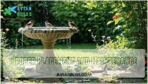 proper placement and maintenance