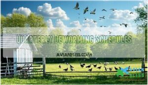 quarterly deworming schedules