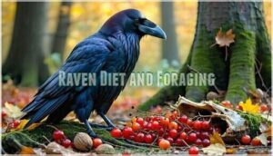 raven diet and foraging