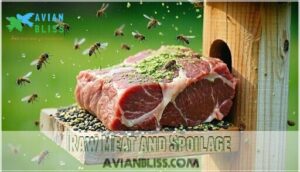 raw meat and spoilage